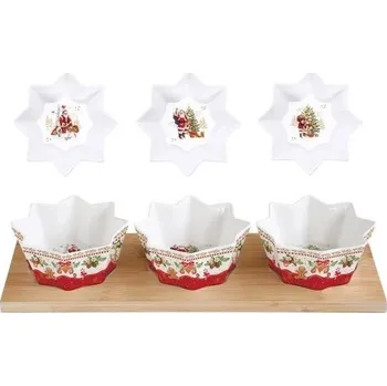 Easy Life Sada na předkrmy 34x12 cm CHRISTMAS MEMORIES Easy Life