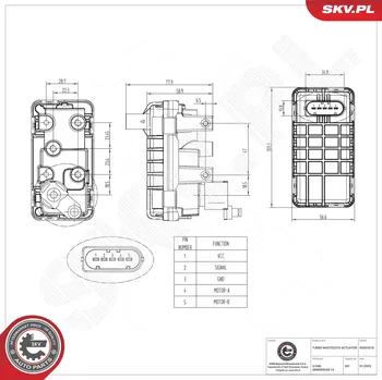 Váha vzduchu Regulační ventil plnicího tlaku ESEN SKV 95SKV516