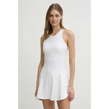 Dámské šaty Sportovní šaty adidas Performance Tennis béžová barva, mini, JE7098 01X, vel. S