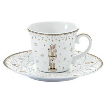 Easy Life Šálek s podšálkem 200 ml ROYAL NUTCRACKER Easy Life