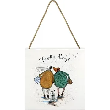 Obraz PYRAMID Dřevěný obraz Sam Toft - Together Always, 20 × 20 cm