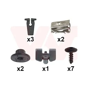 Blatník karosérie Montážní sada, blatník VAN WEZEL 5766796