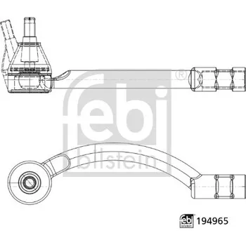 Čep řízení Hlava příčného táhla řízení - čep řízení FEBI BILSTEIN 194965