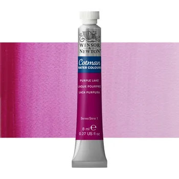 Vodová barva Akvarelová barva Winsor & Newton Cotman, 8 ml - Purple Lake