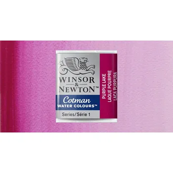 Vodová barva Akvarelová barva Winsor & Newton Cotman, půlpánvička - Purple Lake