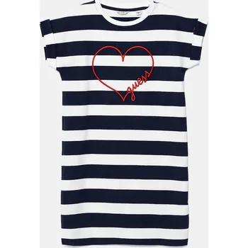 Dívčí šaty Dívčí šaty Guess tmavomodrá barva, mini, J5GK33 KBOR4 J5GK33.KBOR4.PPYA 59X, vel. 147-157