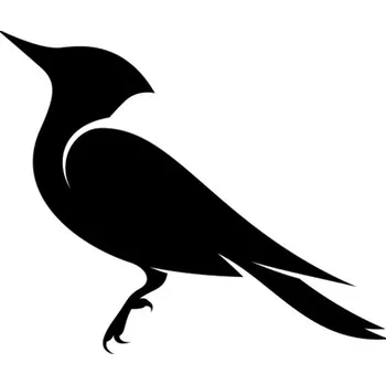 Samolepicí dekorace na vozidlo Samolepka skřivan na auto a motorku, tuning nálepka (5934)