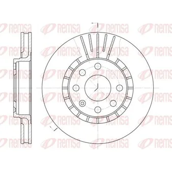 Brzdový kotouč Brzdový kotouč REMSA 6178.10