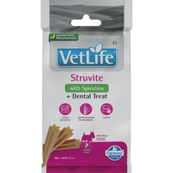 Pamlsek pro psa Vet Life Dog Dental Snack Struvite Adult Mini 60 g
