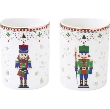 Easy Life Svícen 6.5 x 9 cm sada 2 kusy NUTCRACKER Easy Life