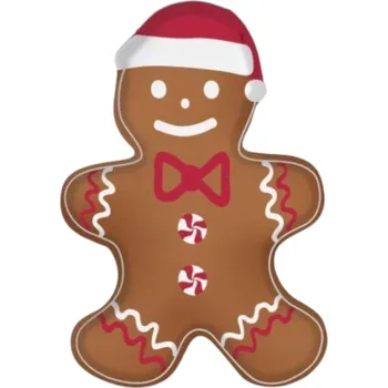 Talíř Easy Life Dezertní talíř Perníček 17x25 cm GINGERBREAD Easy Life