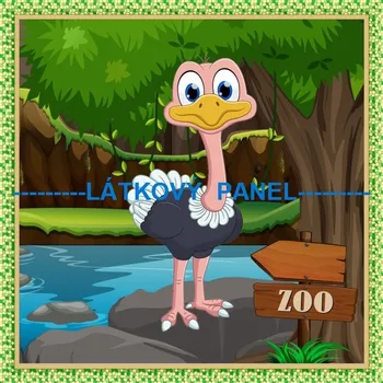 Panel bavlna - ZOO-194-57 Velikost: 15x15cm