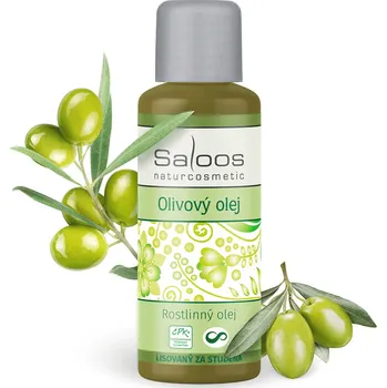 Tělový olej Olivový olej Saloos 50 ml – zelené zlato pro pokožku, vlasy i tělovou péči