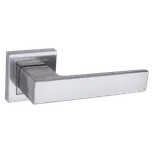 Kuchinox Klika SAMARIA hranatá rozeta - satina - (komplet 2 ks)