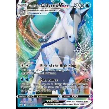 Sběratelská karetní hra Pokémon CRE 046/198 Ice Rider Calyrex VMAX (Advent Calendar) - Chilling Reign