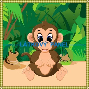 Panel bavlna - DŽUNGLE-194-97 Velikost: 15x15cm