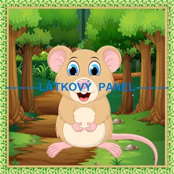 Panel bavlna - ZOO-194-68 Velikost: 15x15cm