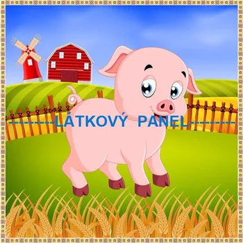 Panel bavlna - NA STATKU-194-27 Velikost: 15x15cm