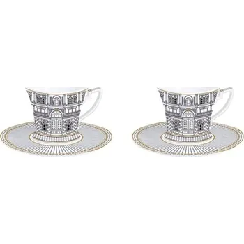 Easy Life Espresso šálek s podšálkem 80 ml sada 2 kusy PALAZZO Easy Life