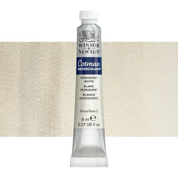 Vodová barva Akvarelová barva Winsor & Newton Cotman, 8 ml - Iridescent White