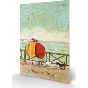 Obraz Dřevěný obraz Sam Toft - A Romantic Tryst