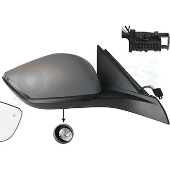 Auto zrcátko Vnější zpětné zrcátko VAN WEZEL 4093828