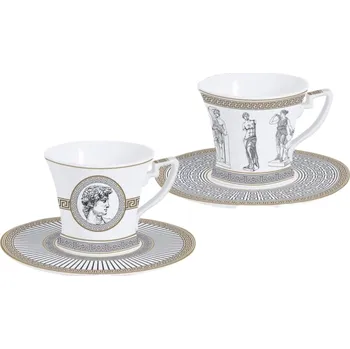 Easy Life Espresso šálek s podšálkem 80 ml sada 2 kusy PALLADIUM Easy Life