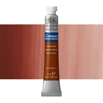 Vodová barva Akvarelová barva Winsor & Newton Cotman, 8 ml - Indian Red