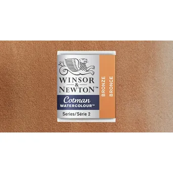 Vodová barva Akvarelová barva Winsor & Newton Cotman, půlpánvička - Bronze