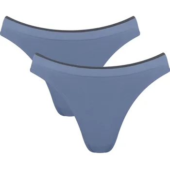 Kalhotky Dámské kalhotky SLOGGI GO SENSE HIGH LEG 2PACK 1592 - BLUE SHADOW S 0