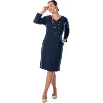 Dámské šaty Dámské šaty POULAS 48 Tmavě modrá