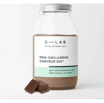 D-Lab Nutricosmetics Pro-Collagen pro vlasy s kakaovou příchutí Pro-Collagen Hair 360° Cocoa