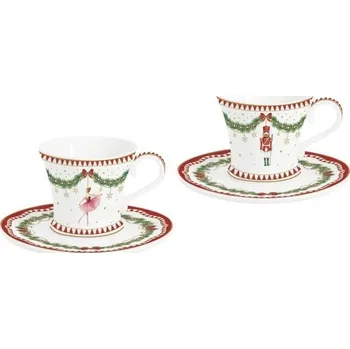 Easy Life Espresso šálek s podšálkem 80 ml sada 2 kusy MAGIE DE NOEL Easy Life