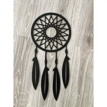 Lapač snů Dřevěný lapač snů pletený s dírou
