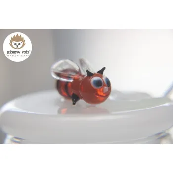 Dóza na potraviny SKLENĚNÁ DÓZA NA MED S VČELOU