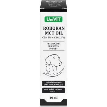 CBD Roboran MCT olej CBD 5 % + CBG 2,5 % 10 ml