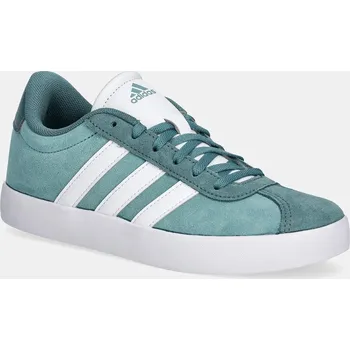 Chlapecké tenisky Dětské semišové tenisky adidas VL COURT 3.0 JS3490 tyrkysová 67X, EUR 31.5