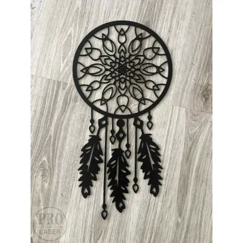 Lapač snů Dřevěný lapač snů pletený