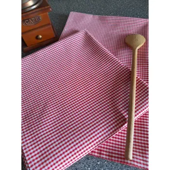 Utěrka Utěrka červená kostička 0,3 kanafas