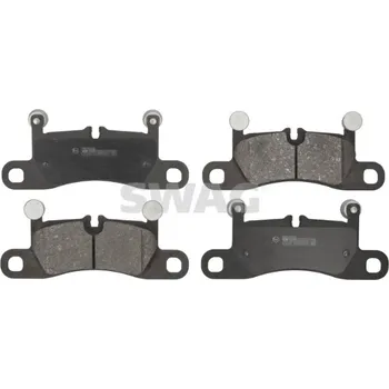 Brzdová destička Sada brzdových destiček, vždy 4 kusy v sadě SWAG 33 11 0836