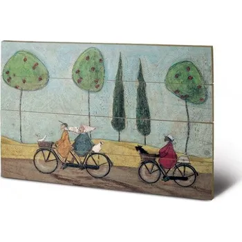 Obraz Dřevěný obraz Sam Toft - A Nice Day For It