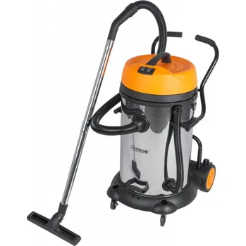 Průmyslový vysavač Průmyslový vysavač 2400 W, 75 l, dvoumotorový, pro mokré i suché vysávání - HOTECHE