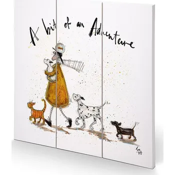 Obraz Dřevěný obraz Sam Toft - A Bit of an Adventure
