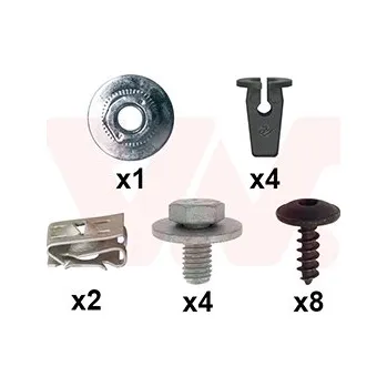 Blatník karosérie Montážní sada, blatník VAN WEZEL 7624796