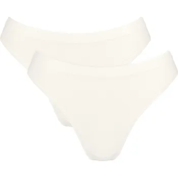 Kalhotky Dámské kalhotky SLOGGI GO SENSE HIGH LEG 2PACK 00GZ - SILK WHITE XXL 0