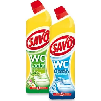 WC čistič SAVO WC gelový čistič toalet, 750 ml