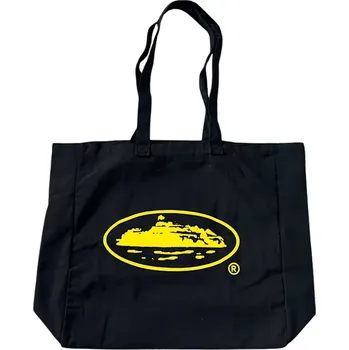 Corteiz Alcatraz Tote Bag Black Yellow Velikost: ONE SIZE