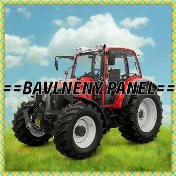 Panel bavlna - ZEMĚDĚLSKÉ STROJE-ZS03 Velikost: 15x15cm