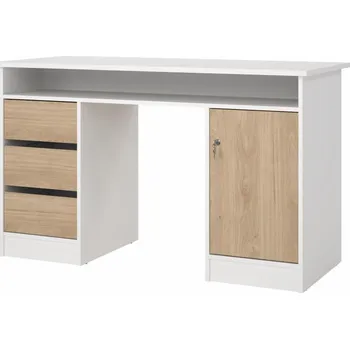 Falco Psací stůl Felix 491 bílá/jackson hickory