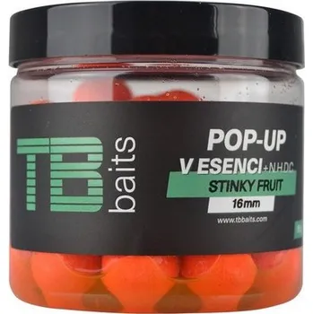 Boilies TB Baits Plovoucí Boilie Pop-Up Stinky fruit + NHDC 65 g 16 mm